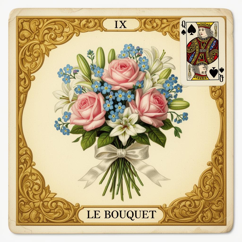 Carte du Petit Lenormand : Le Bouquet