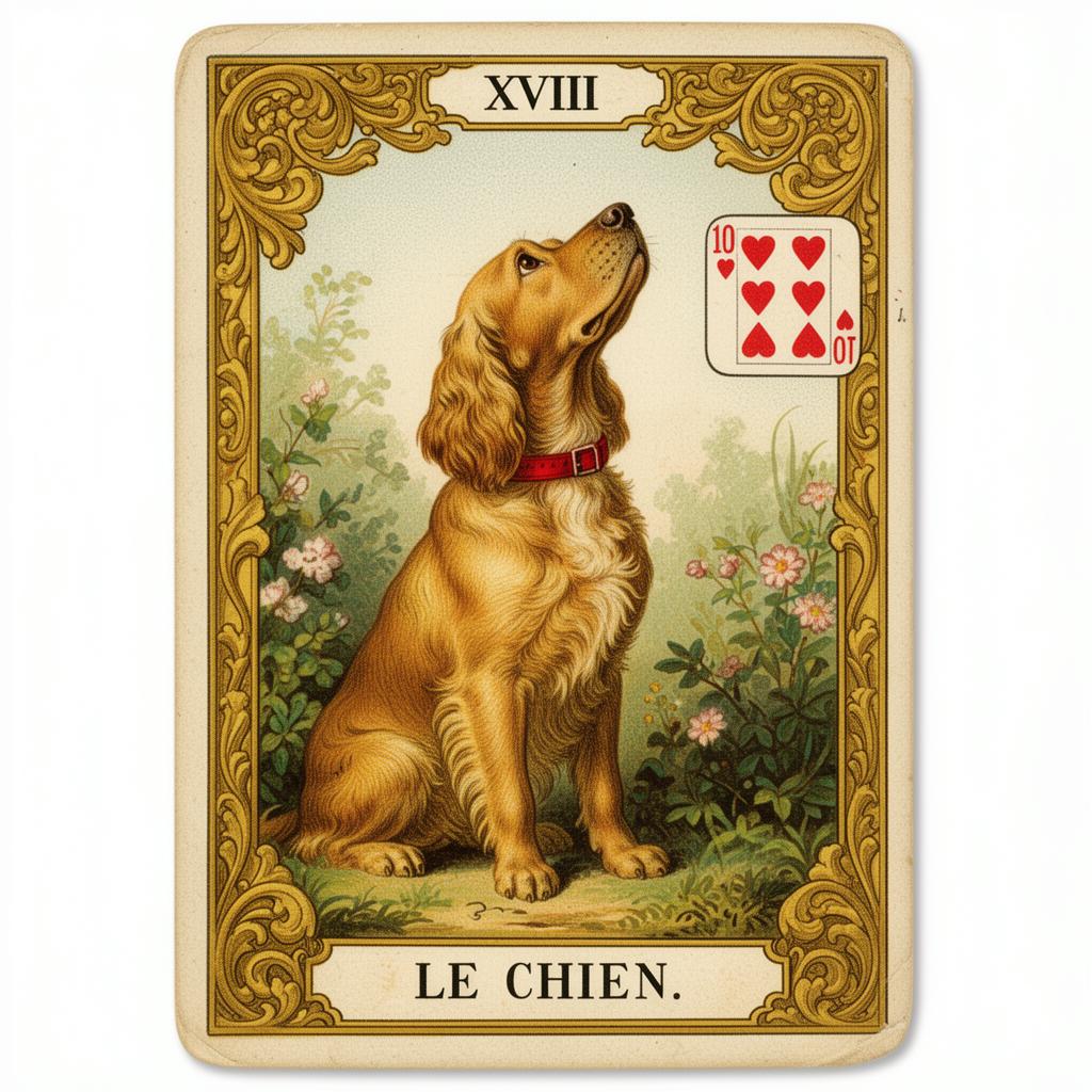 Carte du Petit Lenormand : Le Chien